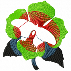 Butterfly Embroidery Design 4